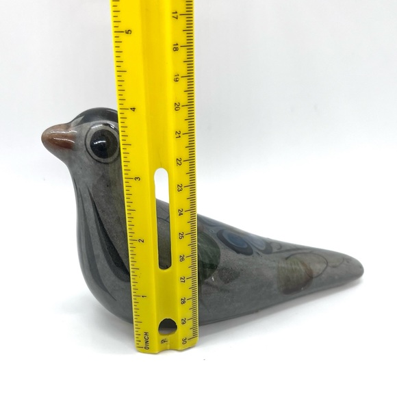 Vintage Mexican Folk Art Pottery Tonala Bird - Picture 11 of 13